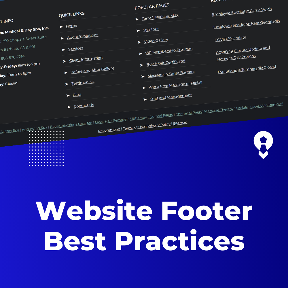 Website Footer Best Practices